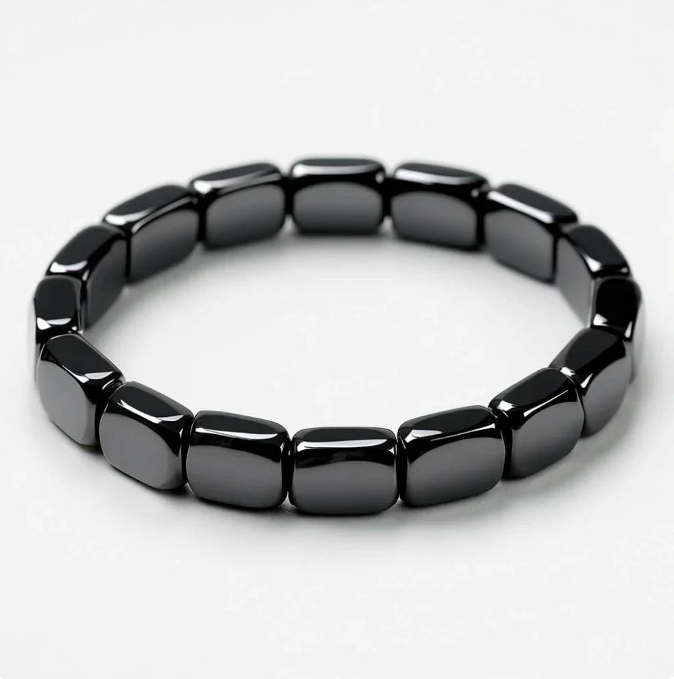 Bracelet Hématite Homme | Élégance Minimaliste